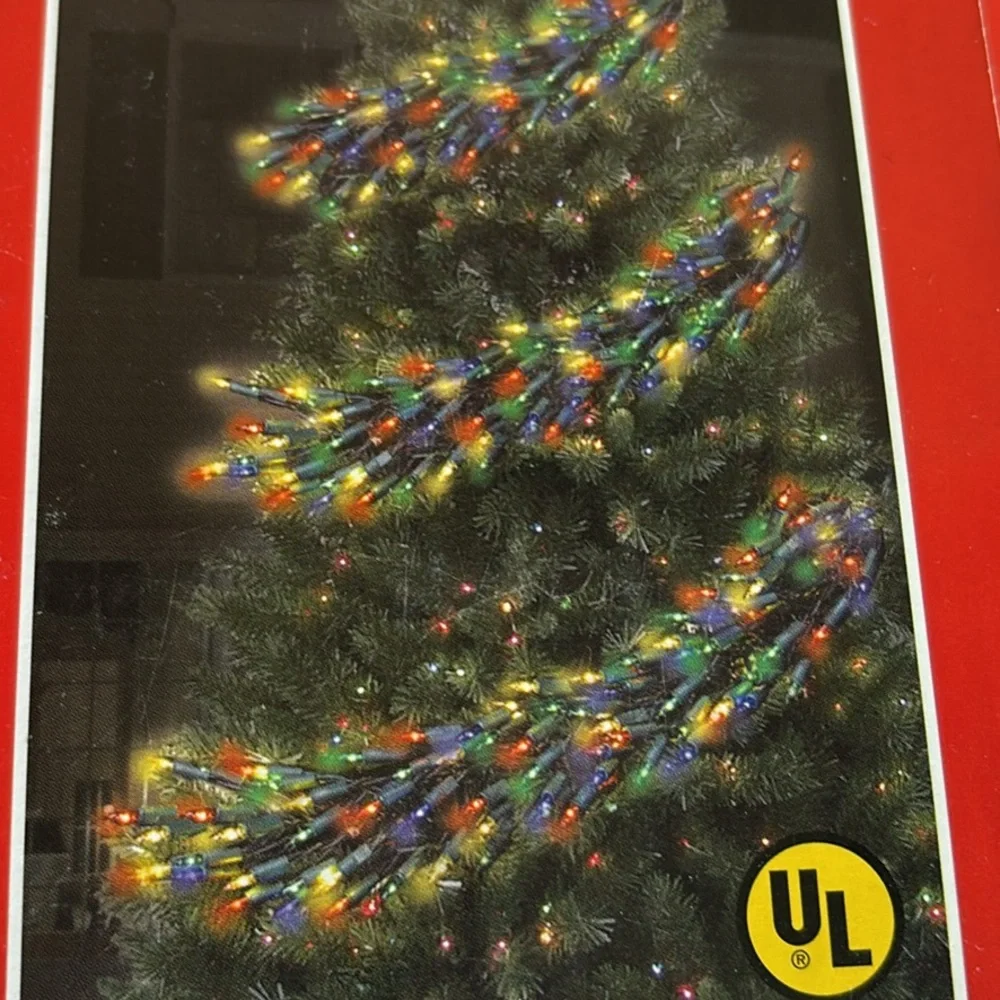 2 GE Holiday Classics Grape Vine Light Decorating Garland